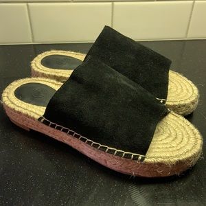 Urban Outfitters Platform suede espadrille